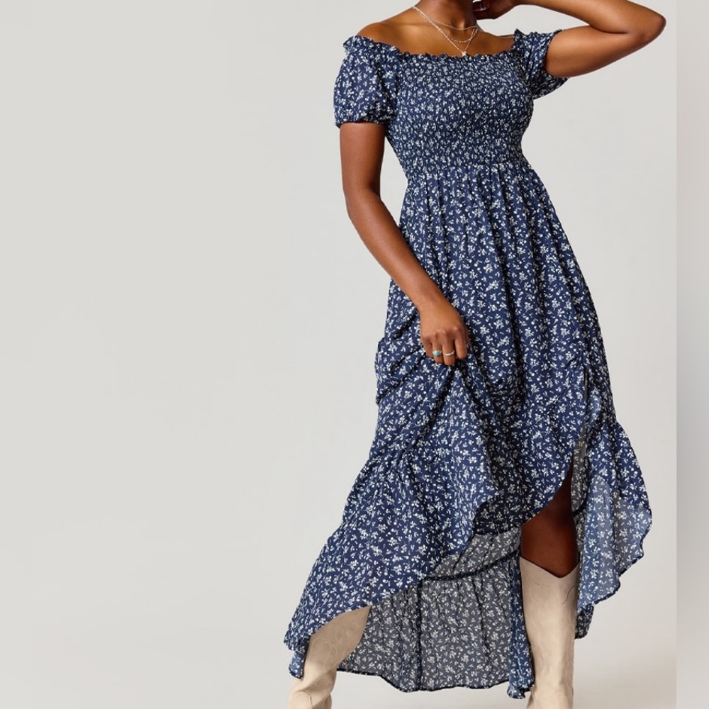 Francesca‘s Blue Maxi Dress